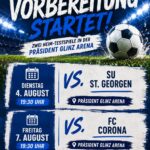 Testspiele in der Präsident Glinz Arena